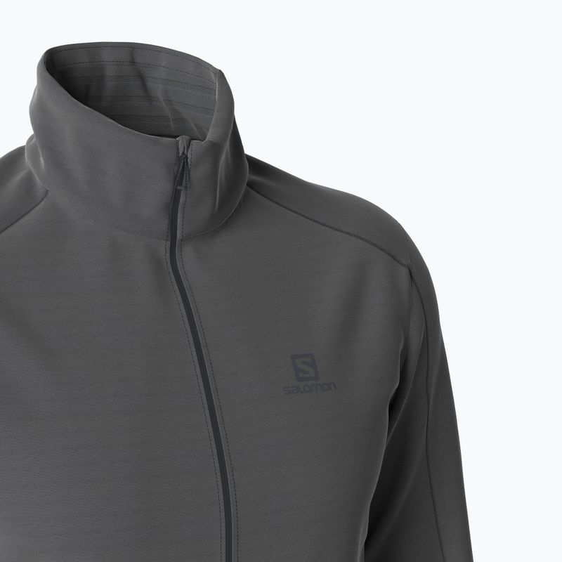 Giacca da trekking da uomo Salomon Outrack Full Zip Mid nero 6