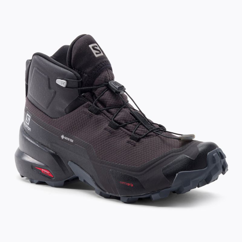 Salomon Cross Hike Mid GTX scarpe da trekking da uomo fantasma/nero/ebano