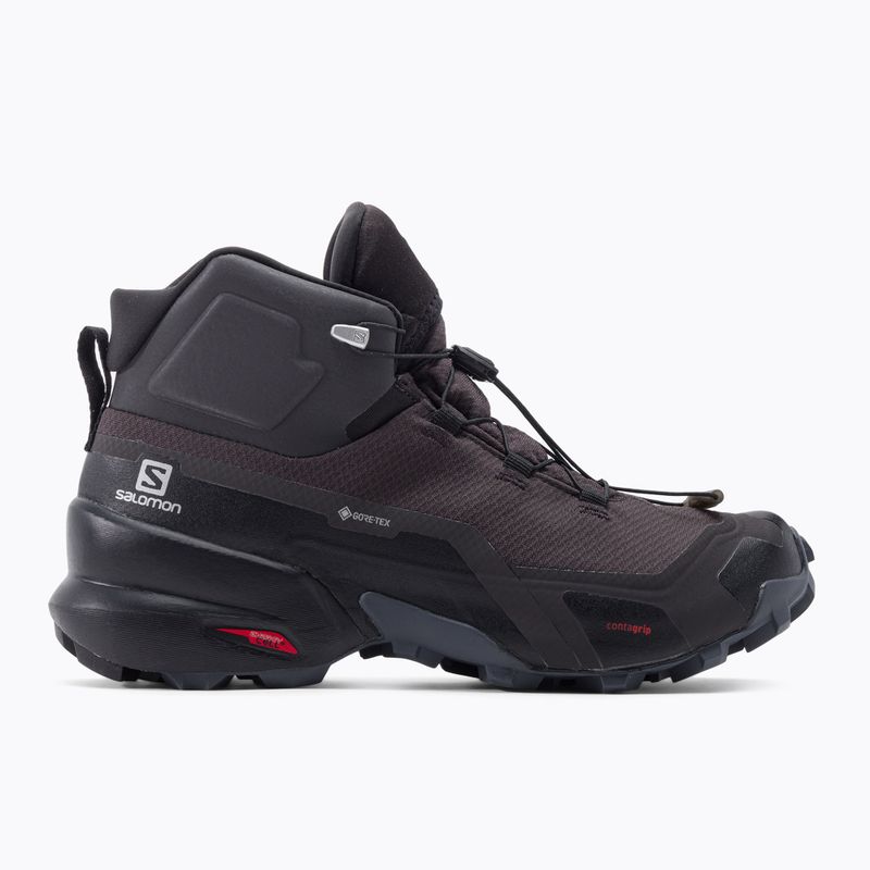 Salomon Cross Hike Mid GTX scarpe da trekking da uomo fantasma/nero/ebano 2