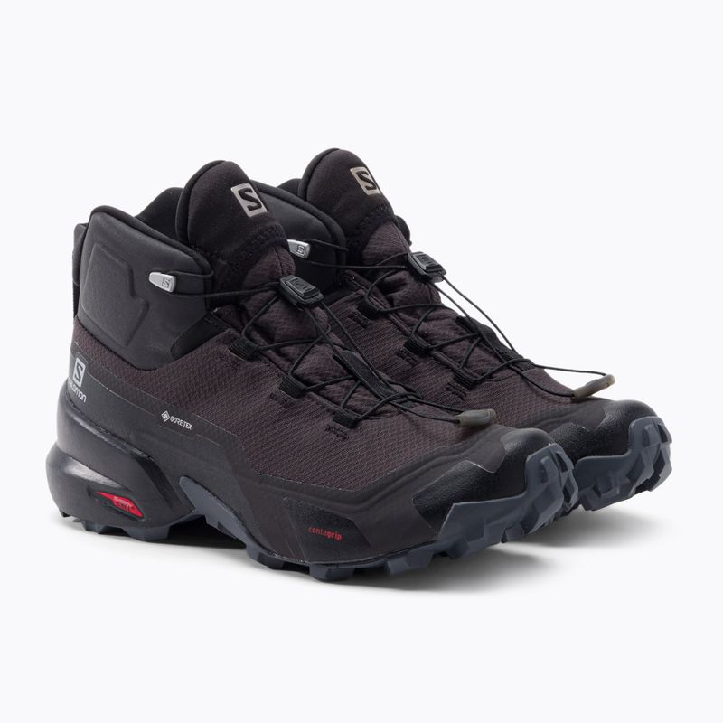 Salomon Cross Hike Mid GTX scarpe da trekking da uomo fantasma/nero/ebano 6