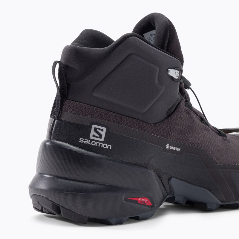 Salomon Cross Hike Mid GTX scarpe da trekking da uomo fantasma/nero/ebano 8