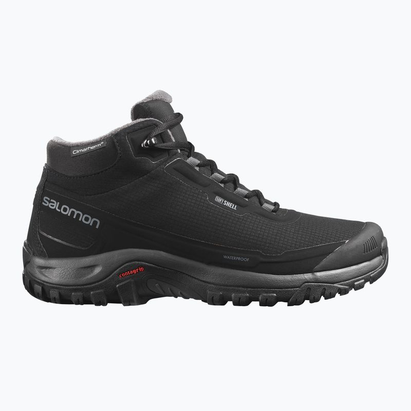 Salomon Shelter CS WP scarpe da trekking da uomo nero/ebano 9