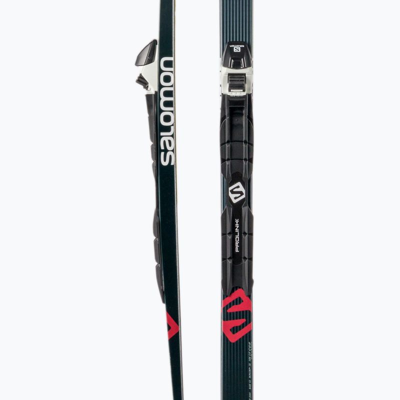 Sci da fondo Salomon Snowscape 8 Skin + attacchi Prolink Auto nero/rosso 5