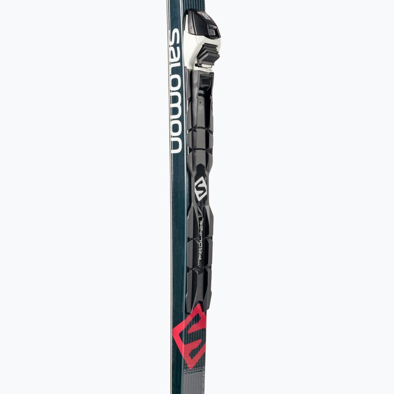 Sci da fondo Salomon Snowscape 8 Skin + attacchi Prolink Auto nero/rosso 7