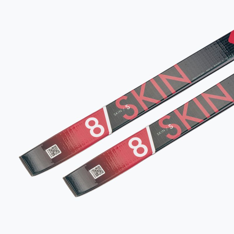 Sci da fondo Salomon Snowscape 8 Skin + attacchi Prolink Auto nero/rosso 9