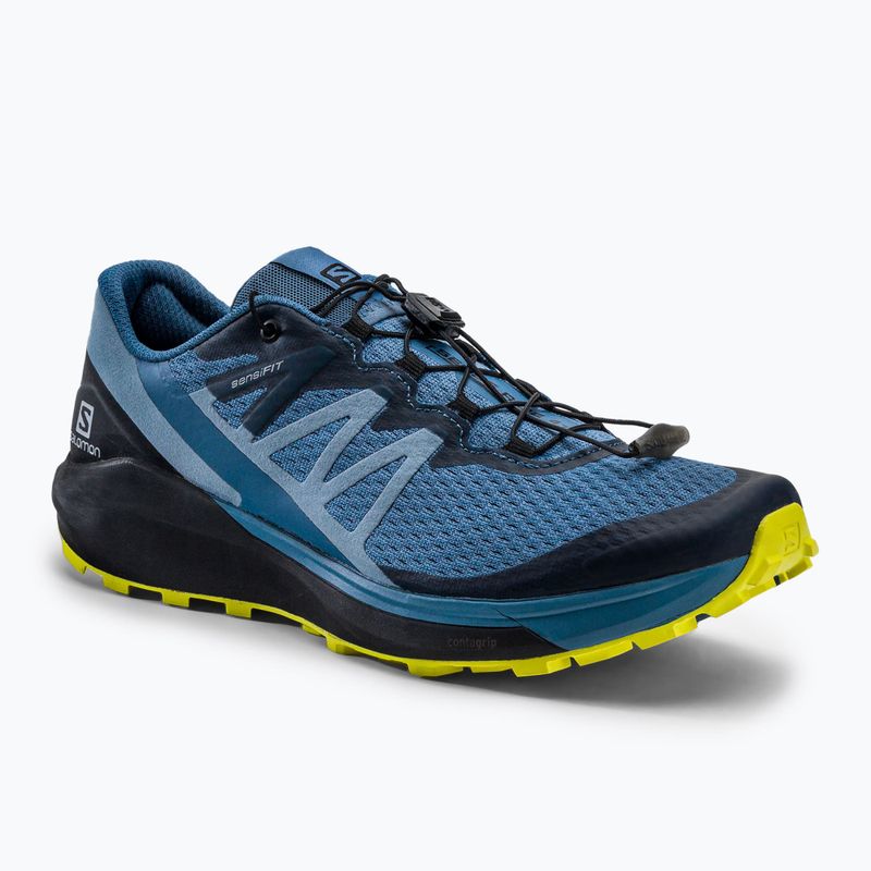 Salomon Sense Ride 4 scarpe da corsa da uomo blu copen/nero/sera