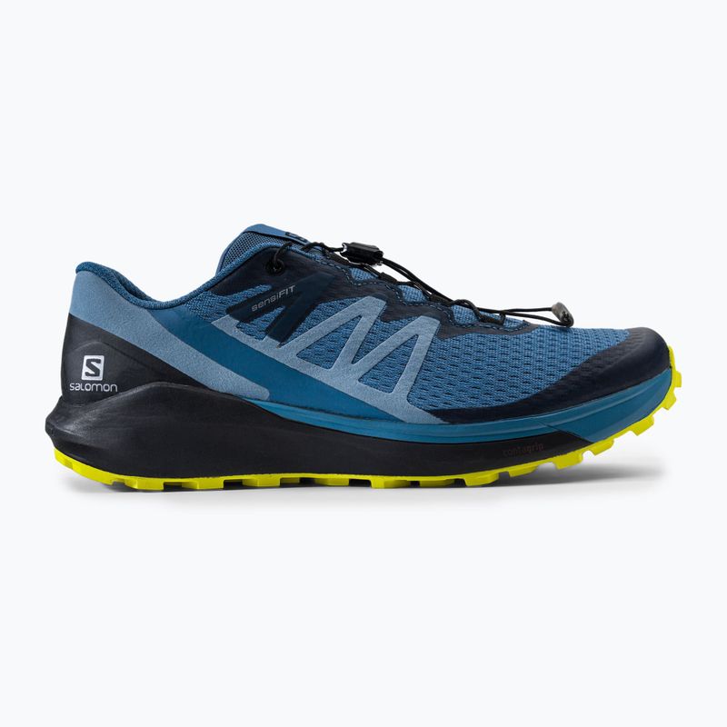 Salomon Sense Ride 4 scarpe da corsa da uomo blu copen/nero/sera 2