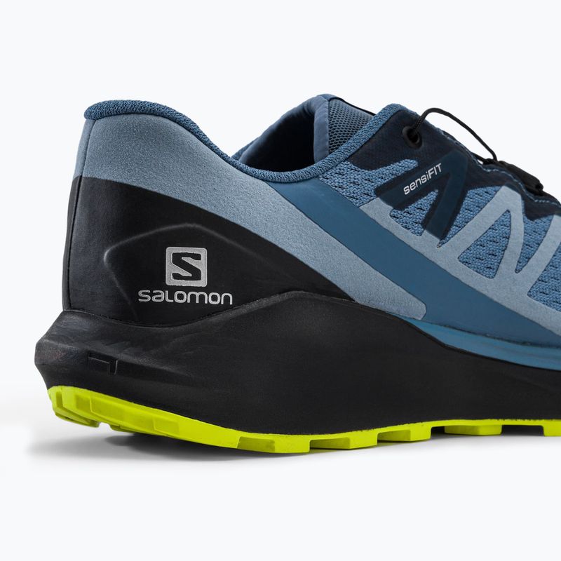 Salomon Sense Ride 4 scarpe da corsa da uomo blu copen/nero/sera 12