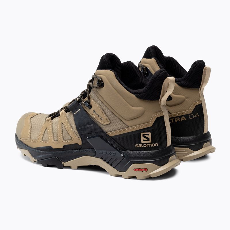 Scarpe da trekking da uomo Salomon X Ultra 4 Mid GTX kelp/nero/safari 3