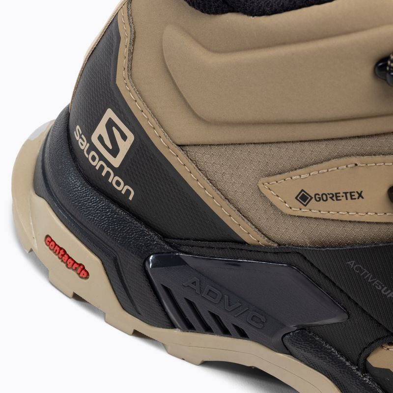 Scarpe da trekking da uomo Salomon X Ultra 4 Mid GTX kelp/nero/safari 7