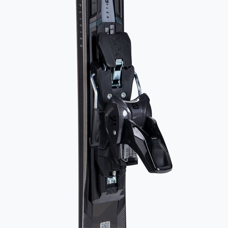 Sci da discesa da uomo Salomon S/Force Ti 80 + attacchi Z12 GW nero/rosso 7
