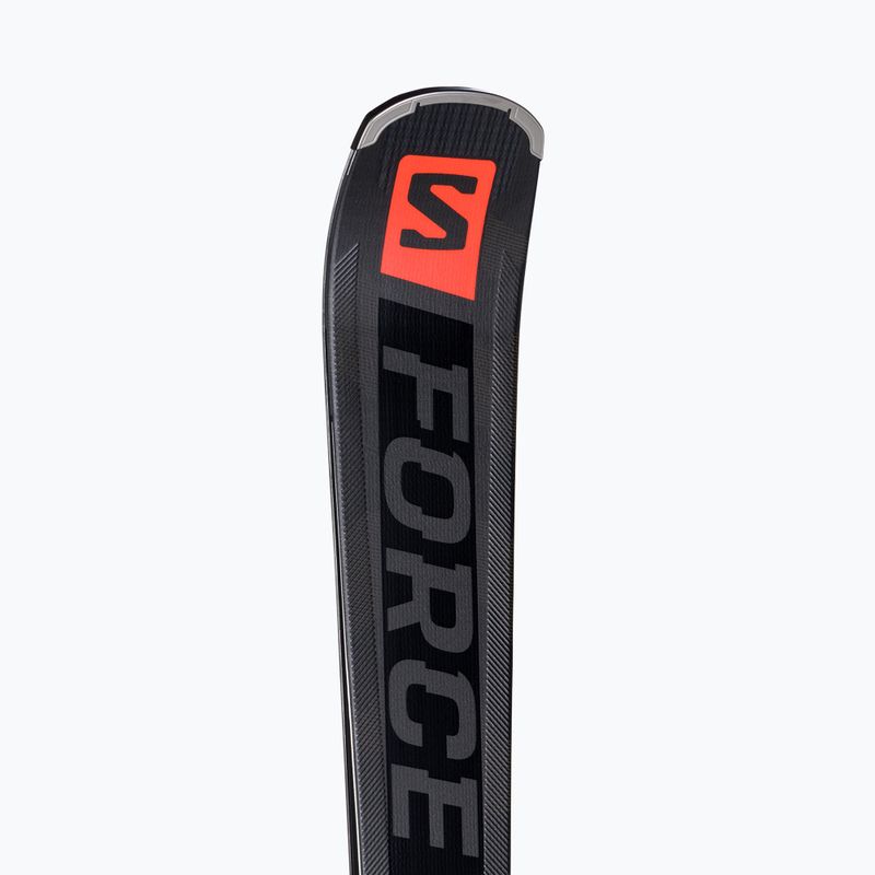 Sci da discesa da uomo Salomon S/Force Ti 80 + attacchi Z12 GW nero/rosso 8