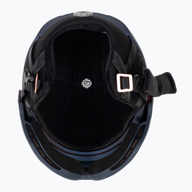 Casco da sci donna Salomon Icon LT Visor Photo Sigma S1-S3 glicine blu/cielo 5