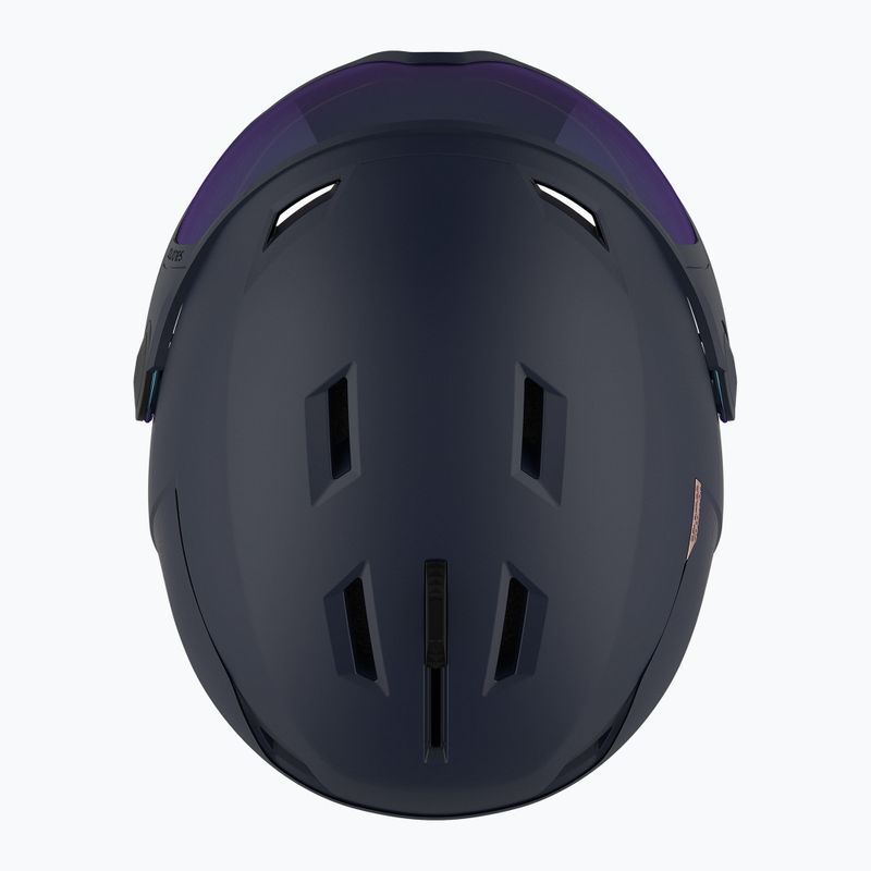 Casco da sci donna Salomon Icon LT Visor Photo Sigma S1-S3 glicine blu/cielo 13