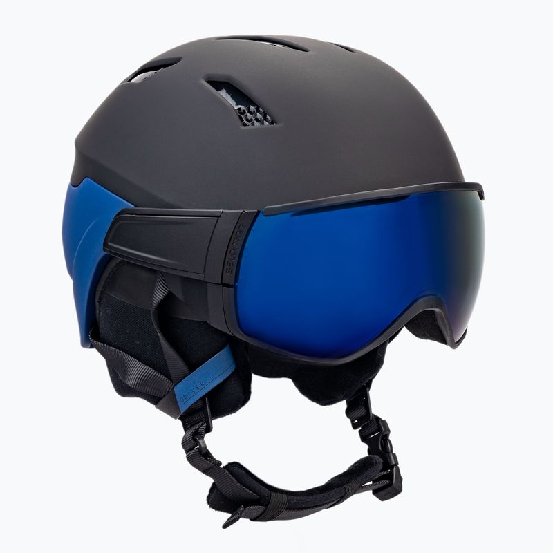 Casco da sci Salomon Driver nero estate/blu solare