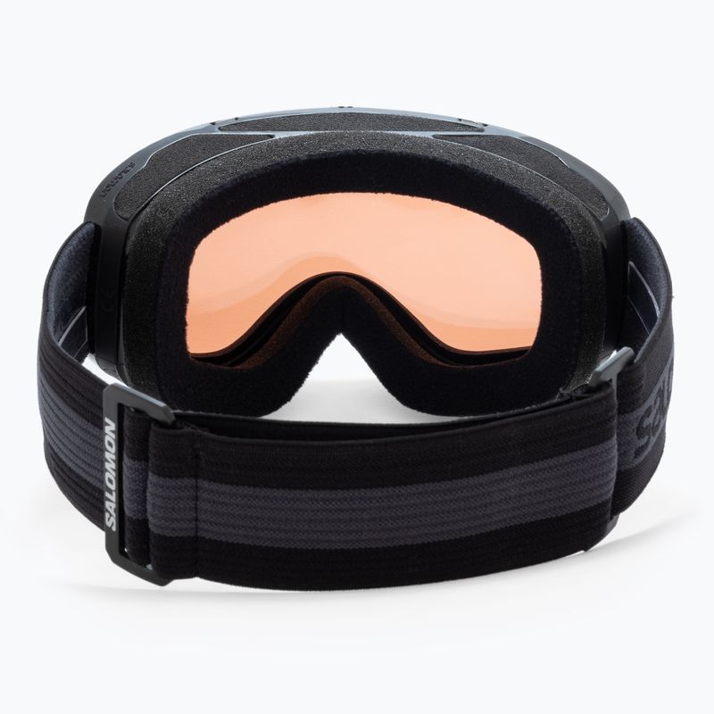Occhiali da sci Salomon Sense nero arancio flash 3