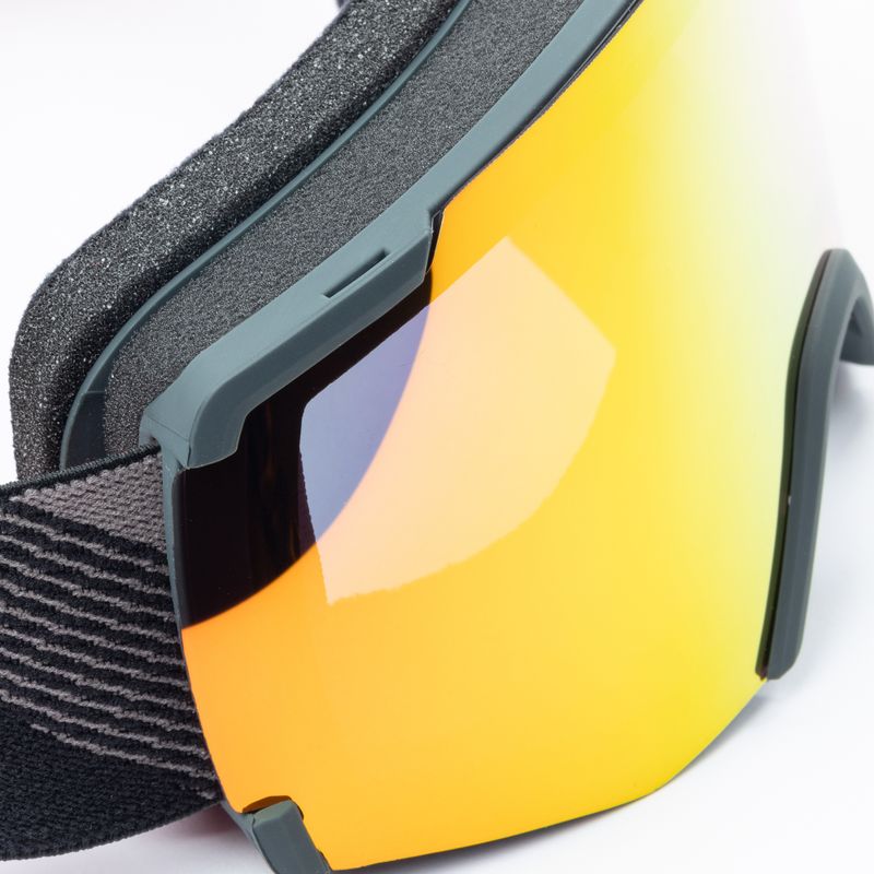 Salomon S/View occhiali da sci grigio u rosso 5