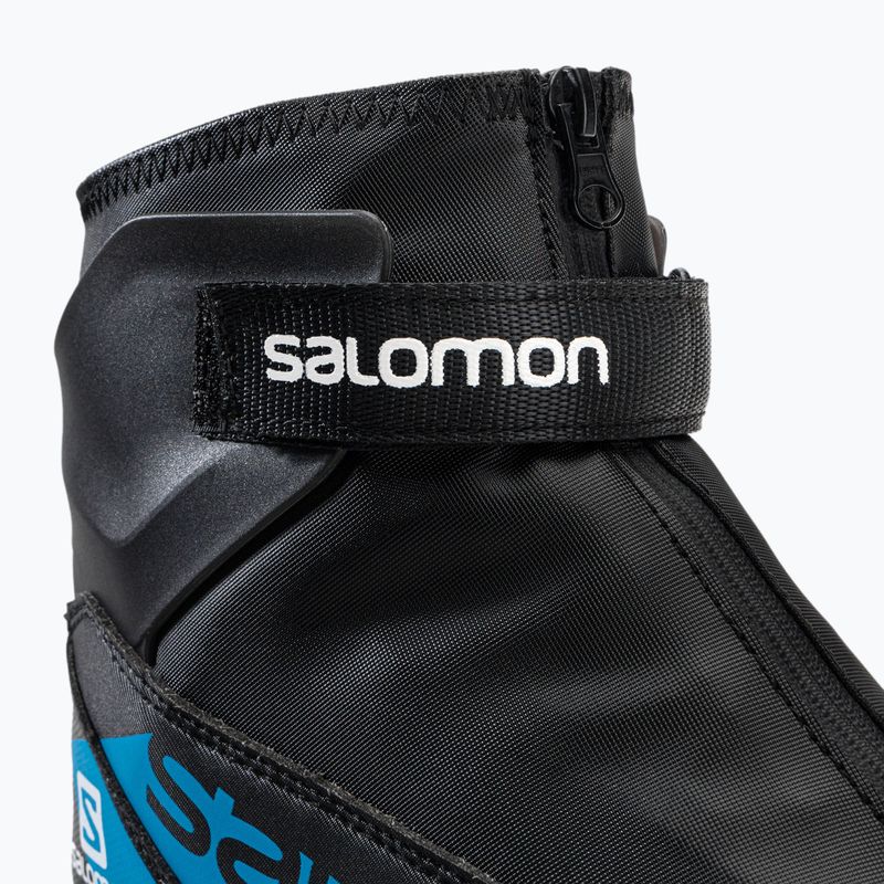 Scarponi da sci di fondo per bambini Salomon R/Combi Jr. Prolink nero/blu 8