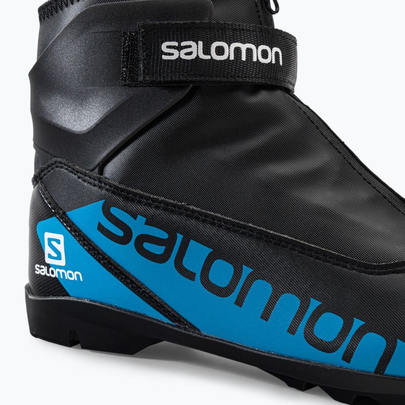 Scarponi da sci di fondo per bambini Salomon R/Combi Jr. Prolink nero/blu 9