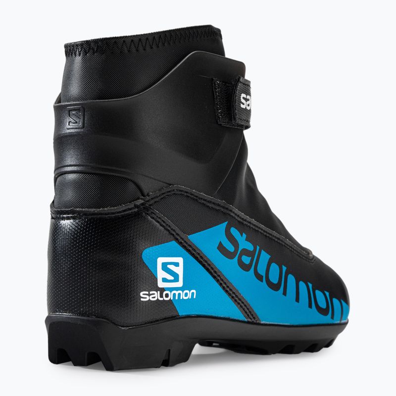 Scarponi da sci di fondo per bambini Salomon R/Combi Jr. Prolink nero/blu 11