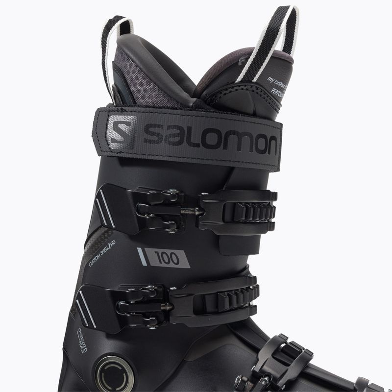 Scarponi da sci da uomo Salomon S/Pro 100 GW nero/belluga/argento scuro metallizzato 6