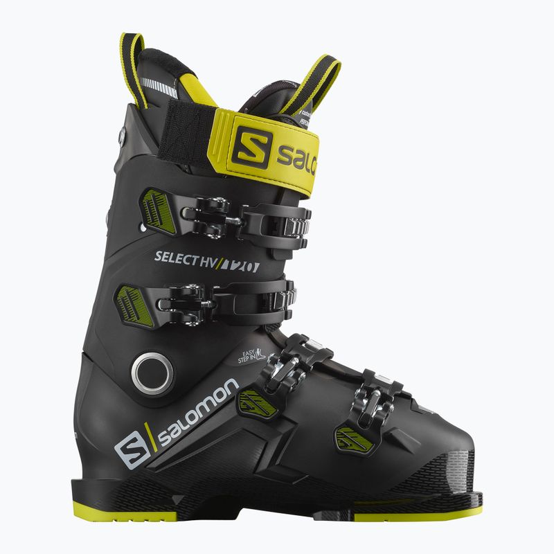 Scarponi da sci da uomo Salomon Select HV 120 nero/belluga/verde acido 8