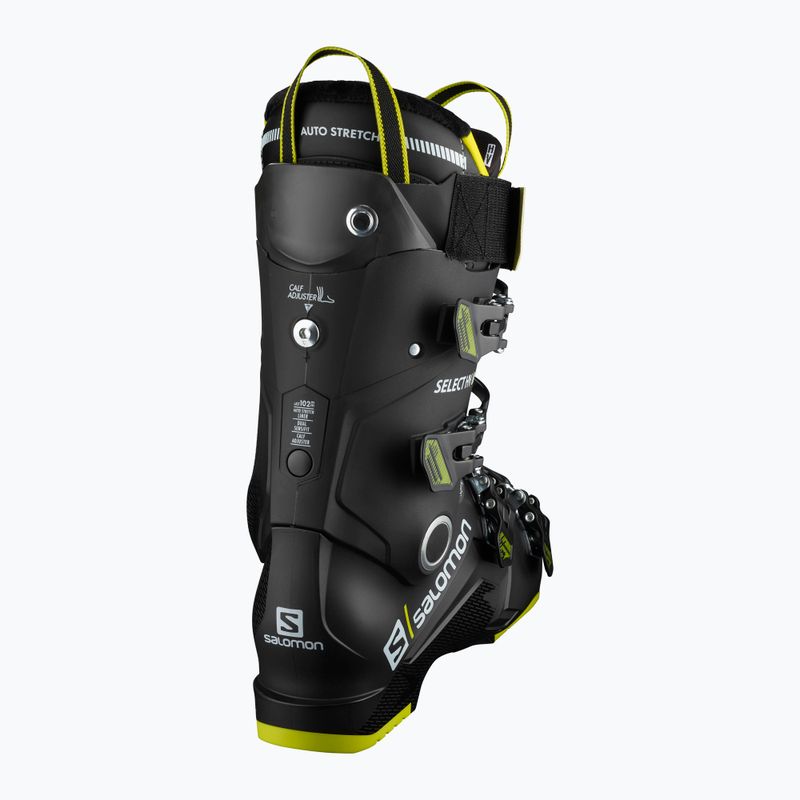 Scarponi da sci da uomo Salomon Select HV 120 nero/belluga/verde acido 9