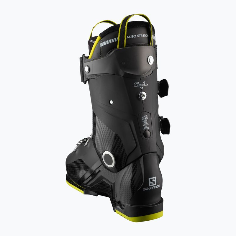 Scarponi da sci da uomo Salomon Select HV 120 nero/belluga/verde acido 10