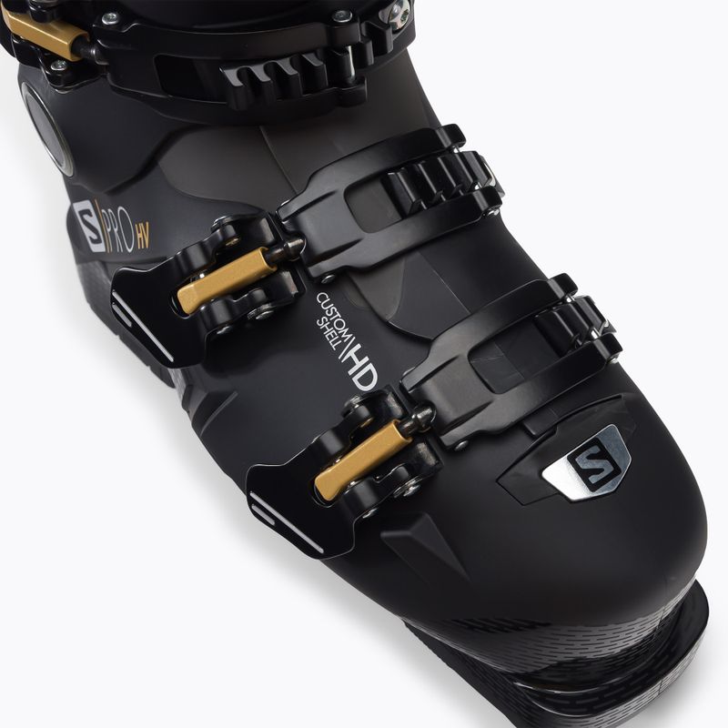 Scarponi da sci da donna Salomon S/Pro HV 90 GW nero/belluga/oro 7
