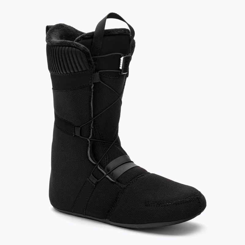 Scarponi da snowboard da donna Salomon Kiana Dual Boa nero/argento 5