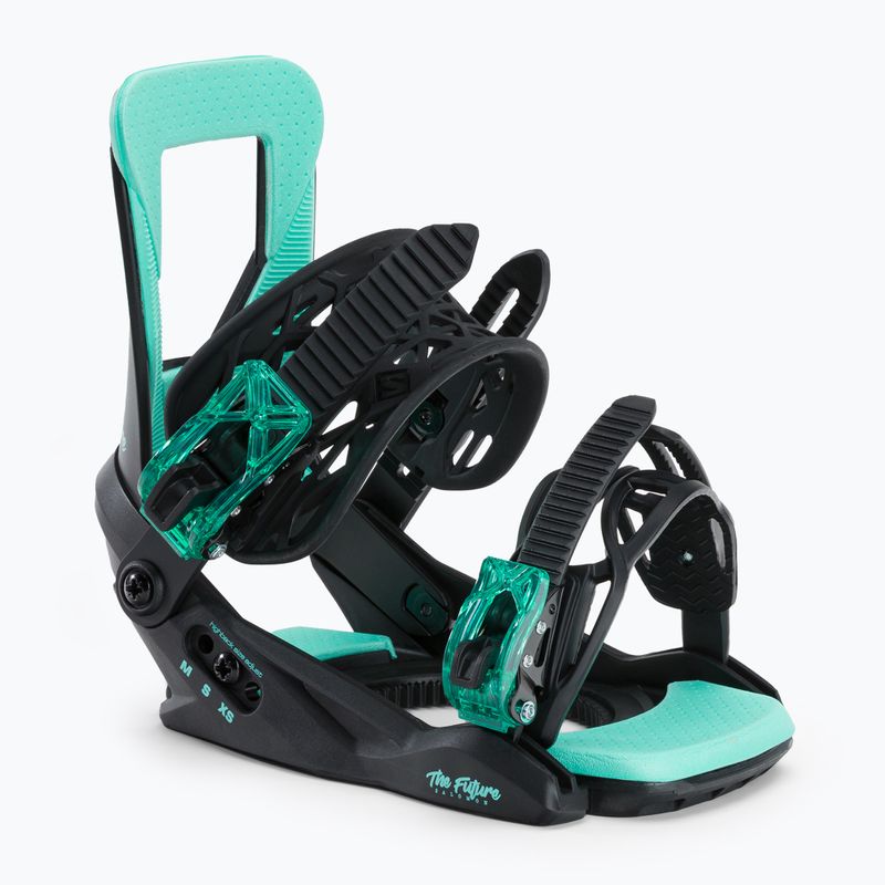 Attacchi da snowboard per bambini Salomon The Future nero/menta