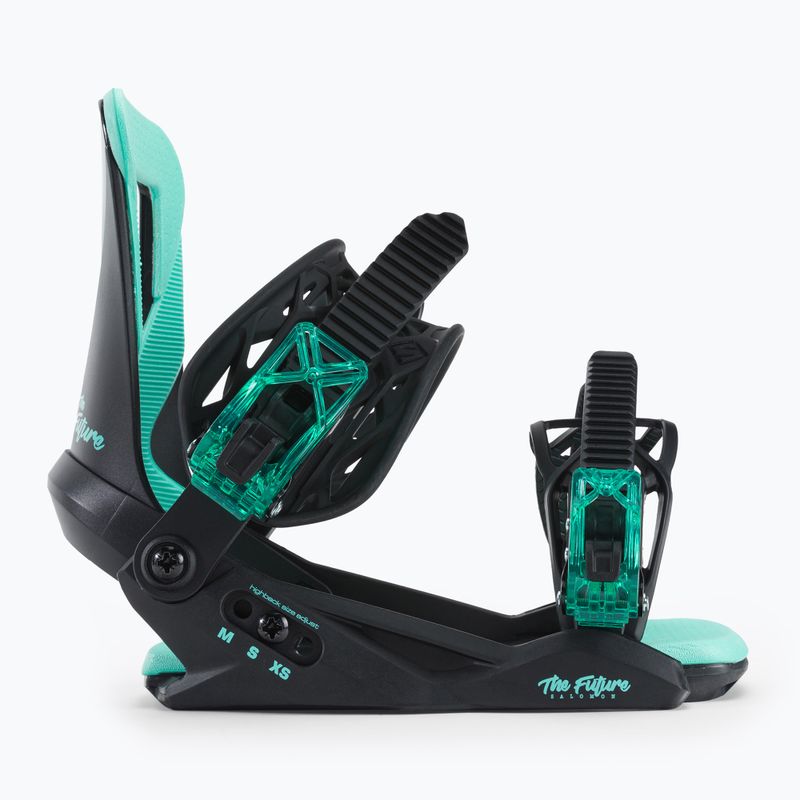 Attacchi da snowboard per bambini Salomon The Future nero/menta 2