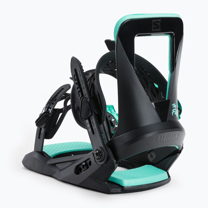 Attacchi da snowboard per bambini Salomon The Future nero/menta 4