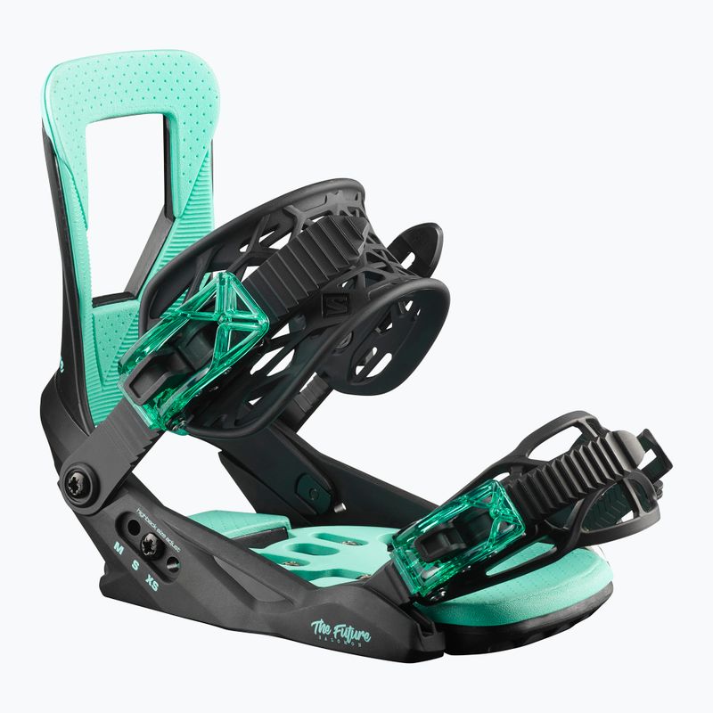 Attacchi da snowboard per bambini Salomon The Future nero/menta 5