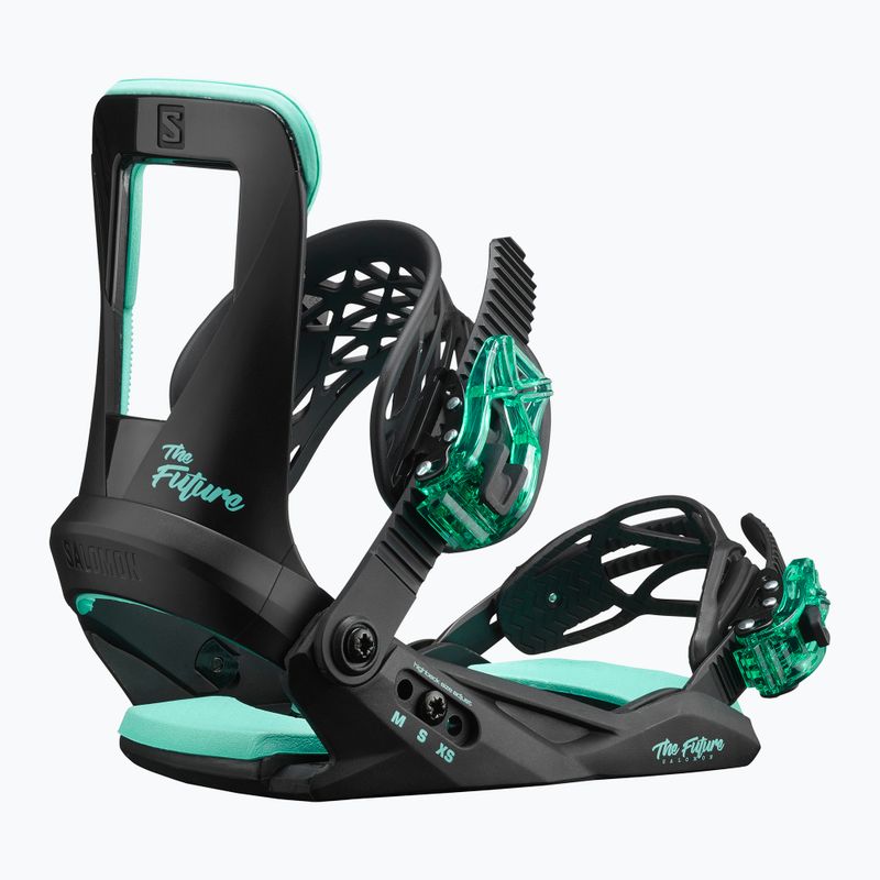 Attacchi da snowboard per bambini Salomon The Future nero/menta 6