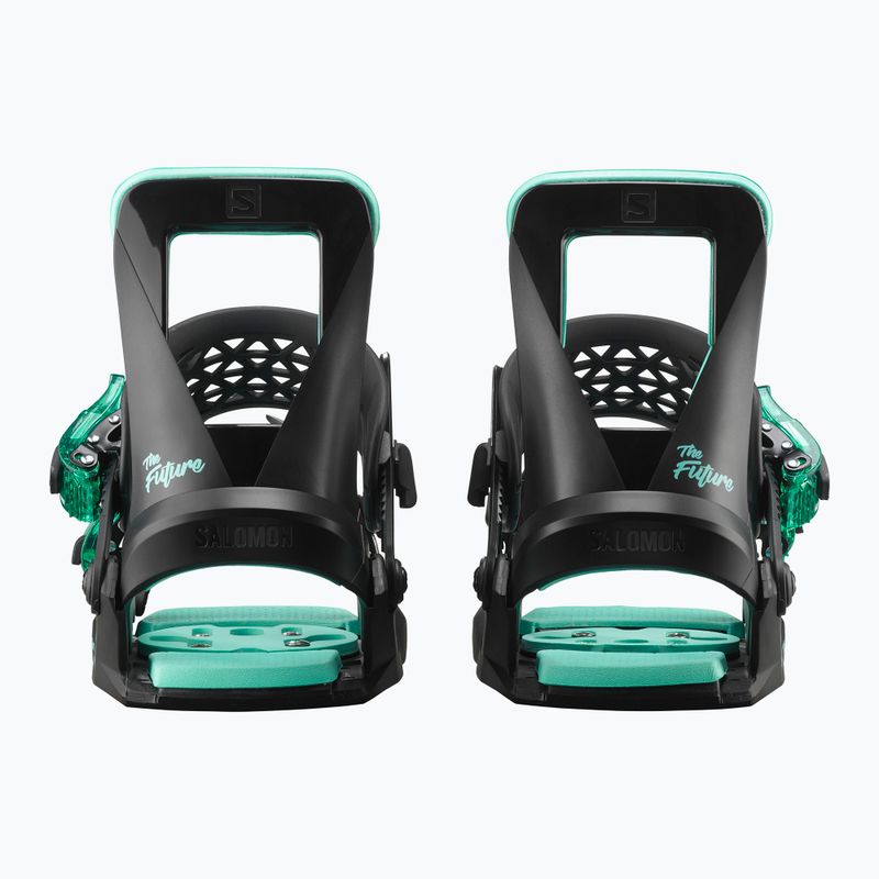 Attacchi da snowboard per bambini Salomon The Future nero/menta 7