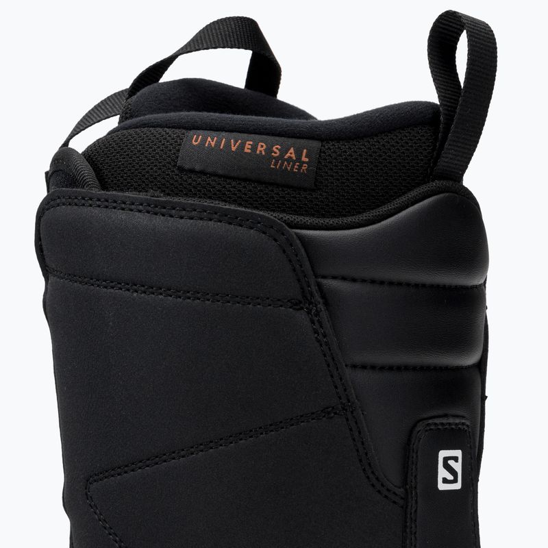 Scarponi da snowboard da uomo Salomon Faction Boa nero/bianco 9