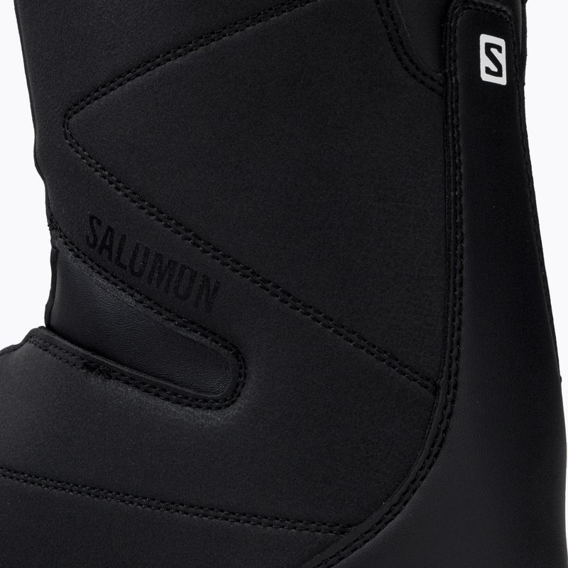 Scarponi da snowboard da uomo Salomon Faction Boa nero/bianco 10