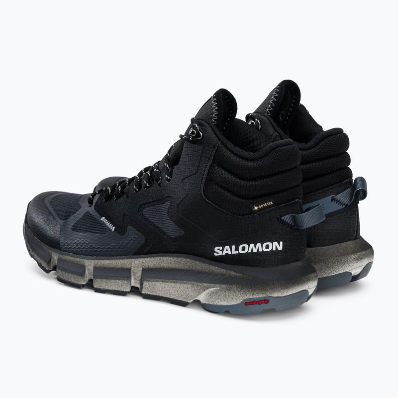 Salomon Predict Hike Mid GTX, scarponi da trekking da uomo in ebano/nero/tempesta 3