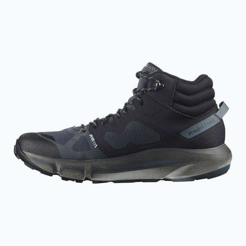 Salomon Predict Hike Mid GTX, scarponi da trekking da uomo in ebano/nero/tempesta 11