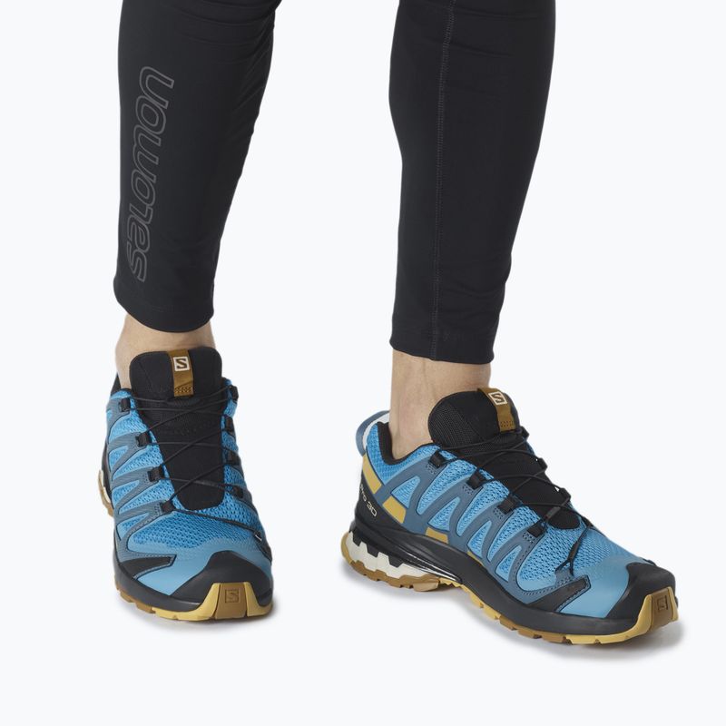 Scarpe da corsa Salomon XA Pro 3D V8 da uomo, barriera corallina/foglia di autunno/bronzo 16