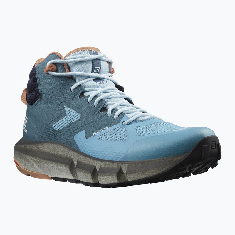 Stivali da trekking da donna Salomon Predict Hike Mid GTX blu germano 10