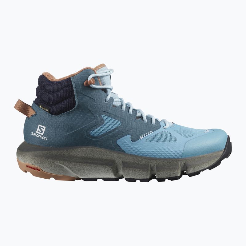 Stivali da trekking da donna Salomon Predict Hike Mid GTX blu germano 11