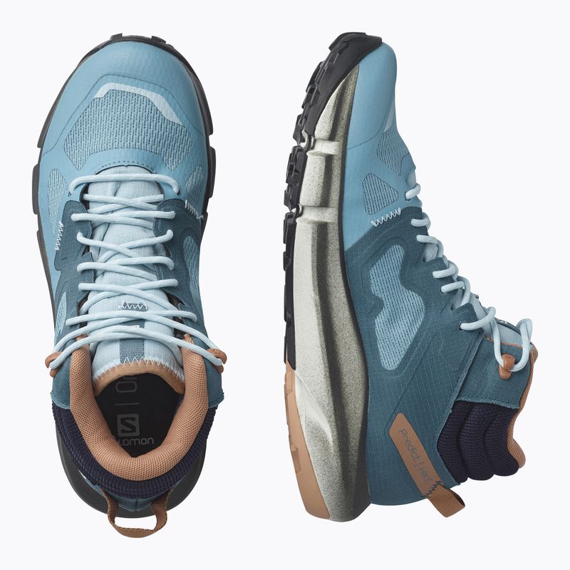 Stivali da trekking da donna Salomon Predict Hike Mid GTX blu germano 14