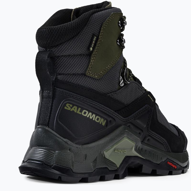 Salomon Quest Element GTX, scarponi da trekking da uomo nero/verde lichene profondo/oliva notte 8