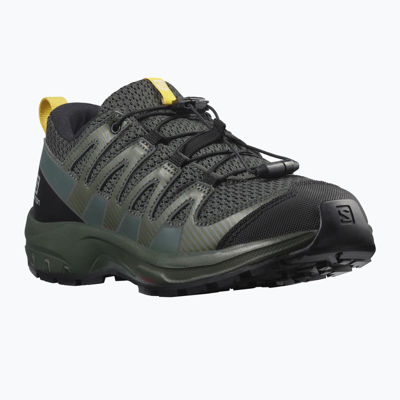 Salomon XA Pro V8 chic/sulphur scarpe da corsa per bambini 9