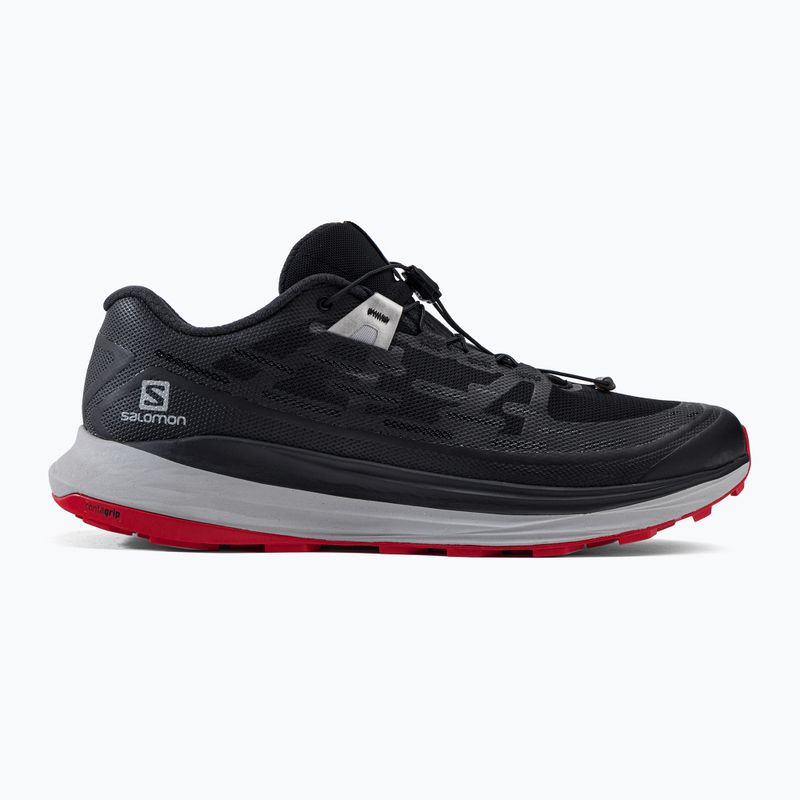 Salomon Ultra Glide scarpe da corsa uomo nero/leghe/goji berry 2