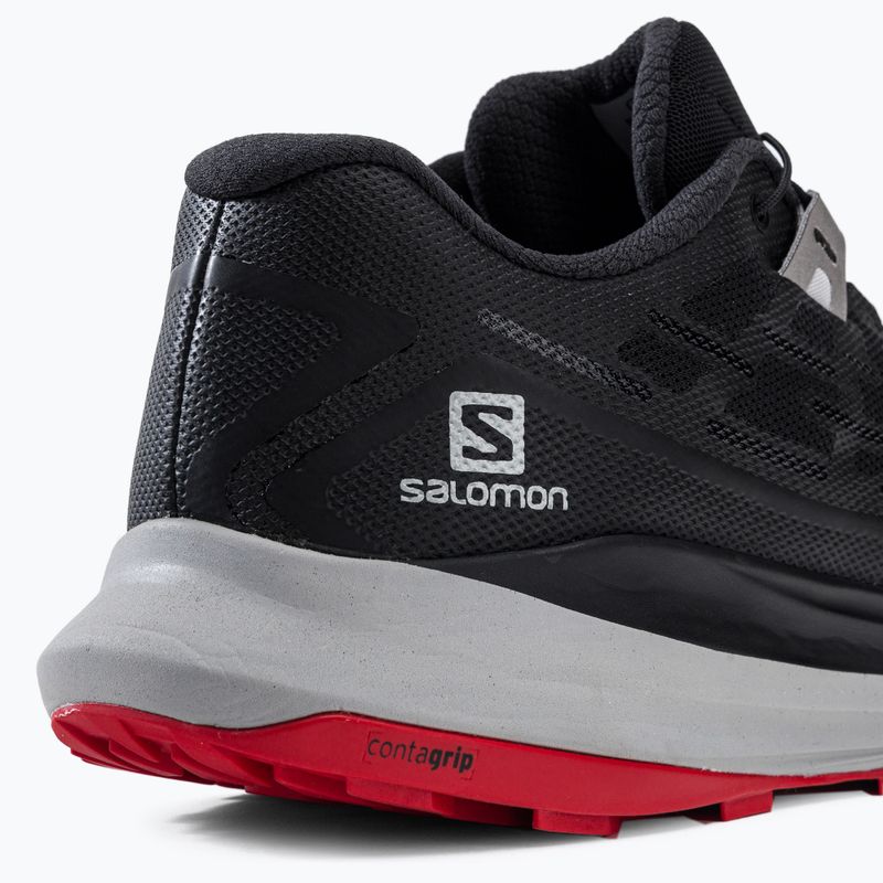 Salomon Ultra Glide scarpe da corsa uomo nero/leghe/goji berry 8