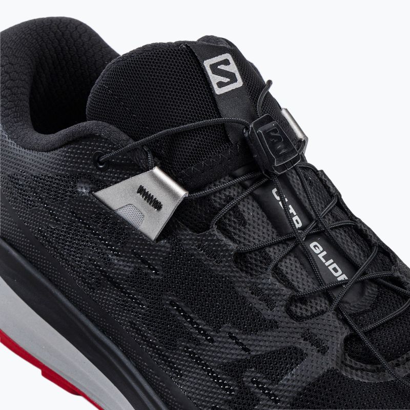 Salomon Ultra Glide scarpe da corsa uomo nero/leghe/goji berry 9