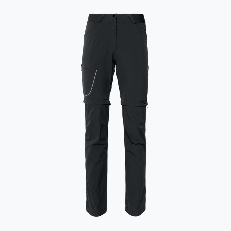 Pantaloni da trekking da donna Salomon Wayfarer Zip Off nero